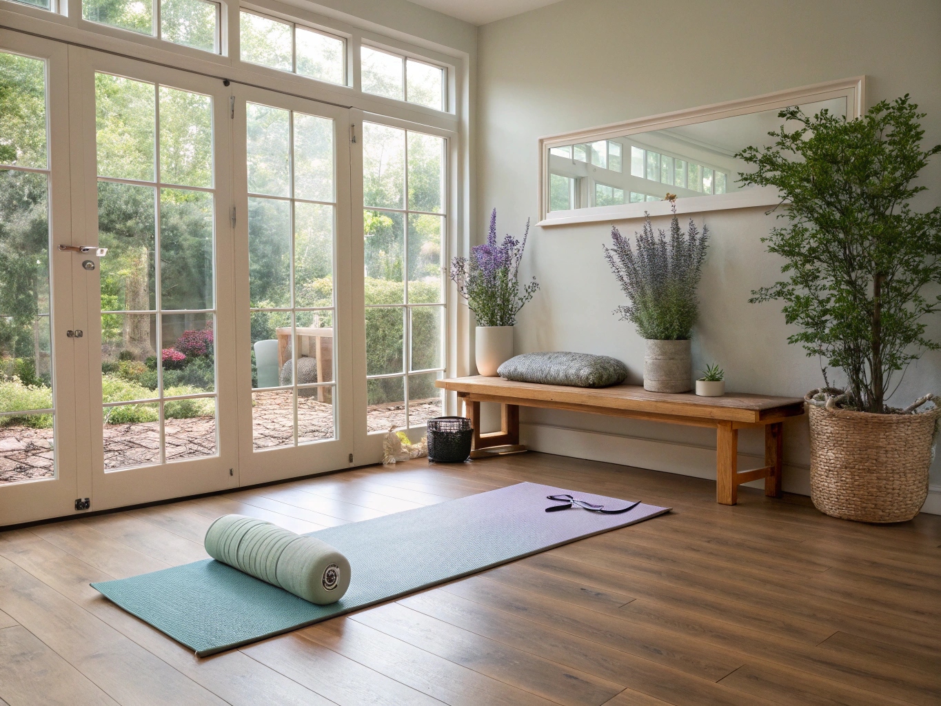 Zachte Pilates oefening